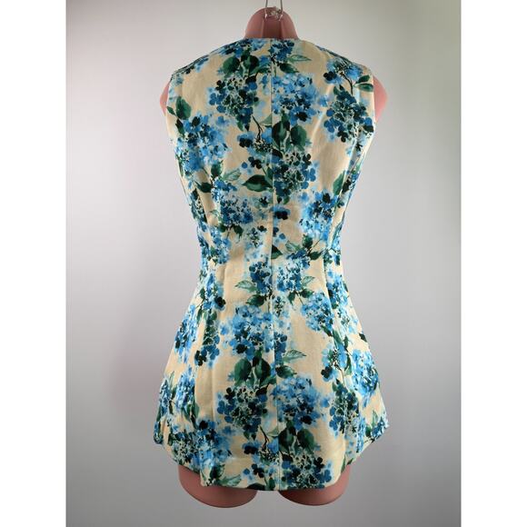 Tuckernuck Water's Edge Hydrangea Rhoda Tunic Top Size 6 - Picture 3 of 13